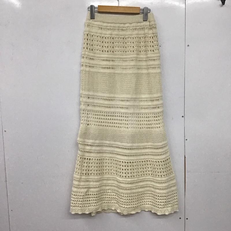 レプシィム LEPSIM スカート ロングスカート FREE 無地 白 / ホワイト /  レディース USED 古着 中古 10146287