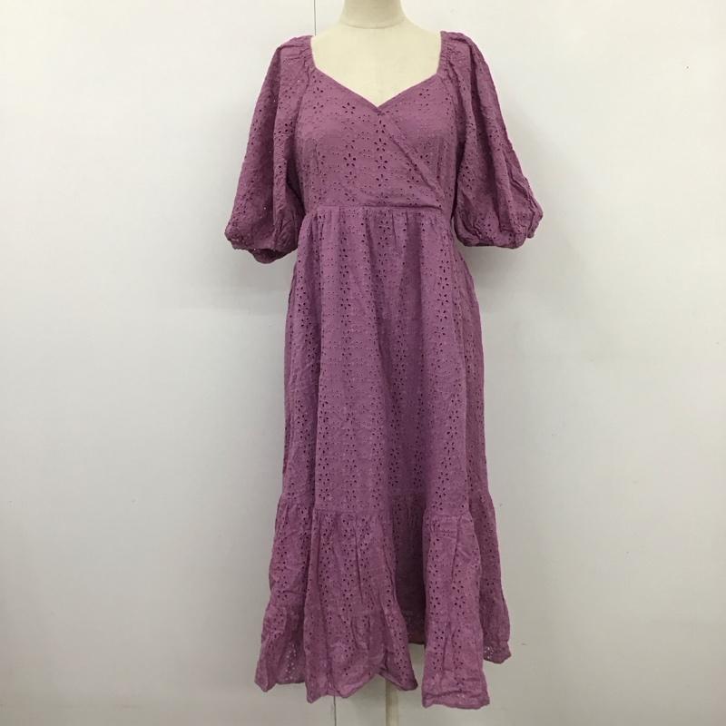 オリーブデオリーブ OLIVE des OLIVE ワンピース ロングスカート FREE 無地 紫 / パープル /  レディース USED 古着 中古 10123441