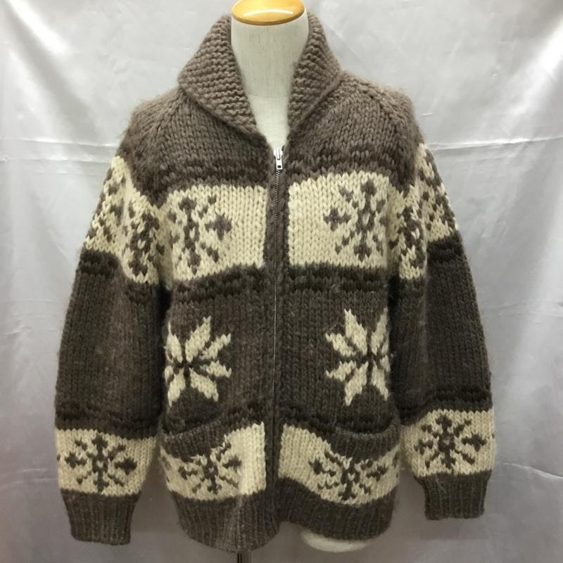 古着 USED ジャケット、上着 ジャケット、ブレザー ジップアップニットジャケット カラーニットジャケット アウター 古着 L プリント マルチカラー / マルチカラー /  メンズ USED 古着 中古 10108803