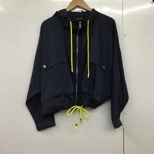 ザラベーシック ZARA BASIC ジャケット、上着 ジャンパー、ブルゾン L 無地 紺 / ネイビー /  レディース USED 古着 中古 10140470