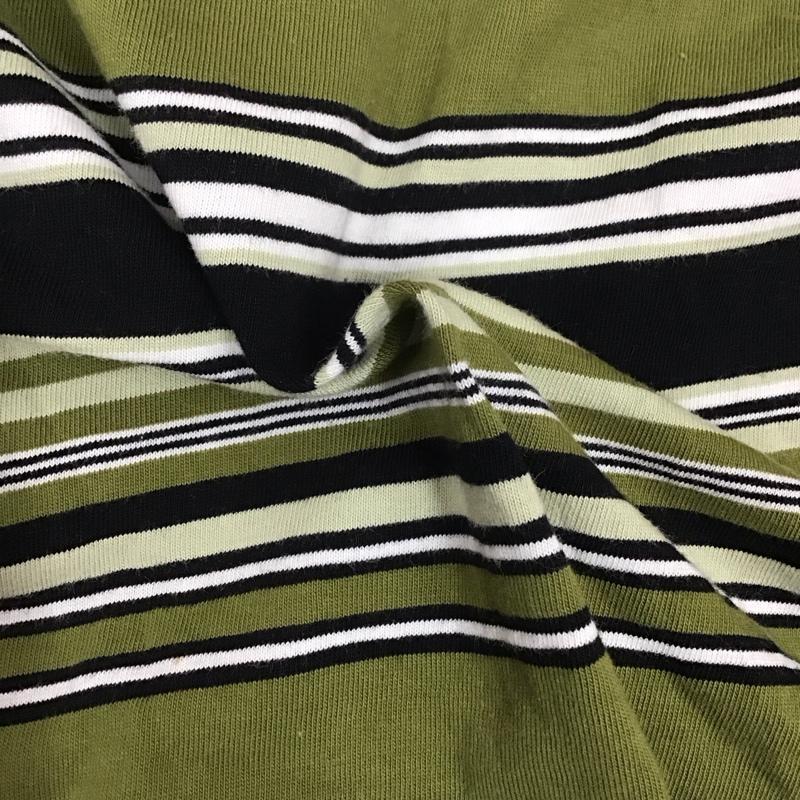 カーハート Carhartt Tシャツ 半袖 I031603 LAFFERTY T-SHIRT マルチボーダー クルーネック L ボーダー柄 マルチカラー / マルチカラー /  メンズ USED 古着 中古 10122614