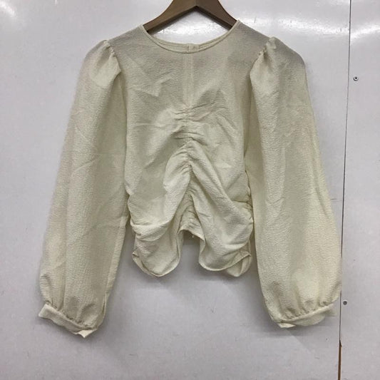 ローリーズファーム LOWRYS FARM カットソー 長袖 FREE 無地 白 / ホワイト /  レディース USED 古着 中古 10150834