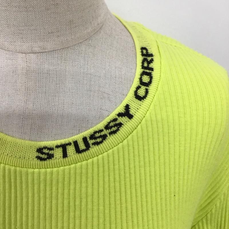 ステューシー STUSSY ワンピース ロングスカート M 無地 黄 / イエロー /  レディース USED 古着 中古 10121569