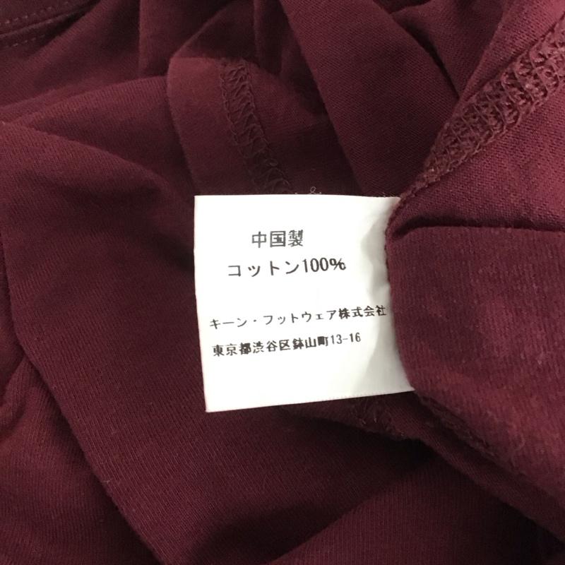 キーン KEEN Tシャツ 半袖 M プリント えんじ / ワインレッド /  レディース USED 古着 中古 10136649