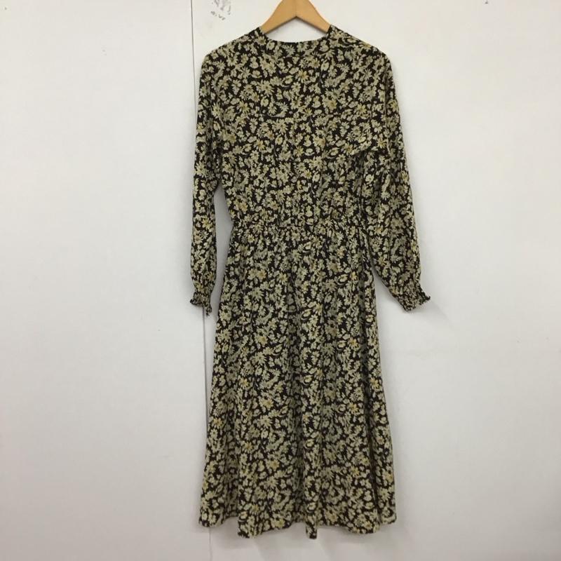 イェッカヴェッカ YECCA VECCA ワンピース ロングスカート FREE 総柄 X 花柄 黒 / ブラック /  レディース USED 古着 中古 10128877