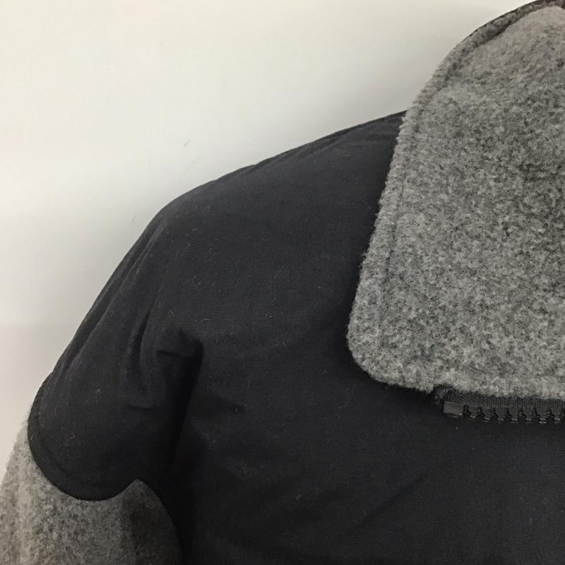 ザノースフェイス THE NORTH FACE ジャケット、上着 ジャンパー、ブルゾン nl-3205 フリースジャケット ジップアップジャケット アウター LL ロゴ、文字 黒 / ブラック / X 灰 / グレー /  メンズ USED 古着 中古 10107541