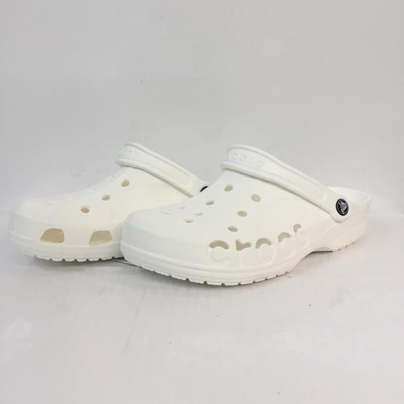 クロックス crocs サンダル サンダル 10126-100 Baya 24.0cm 無地 白 / ホワイト /  レディース USED 古着 中古 10117289