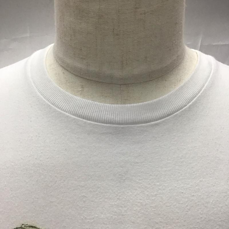 デザインティーシャツストアグラニフ Designtshirtsstoregraniph Tシャツ 半袖 g215057R1 ロンパーちゃんとふうせん 酒井駒子 S キャラクター 白 / ホワイト /  メンズ USED 古着 中古 10115547