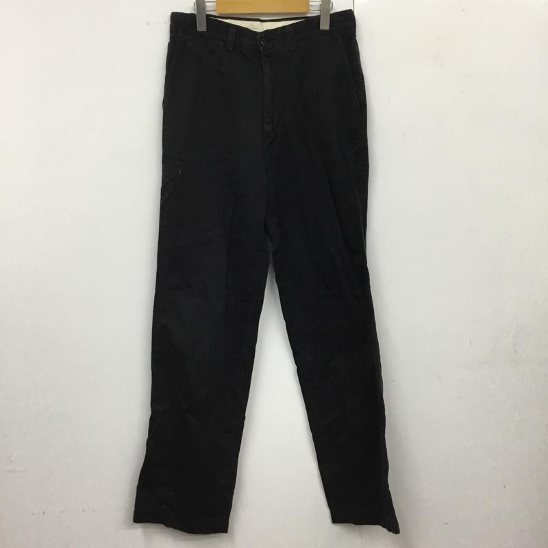ショット schott パンツ チノパン チノパン カジュアルパンツ ワイドパンツ ストレートパンツ 31インチ 無地 黒 / ブラック /  メンズ USED 古着 中古 10115203