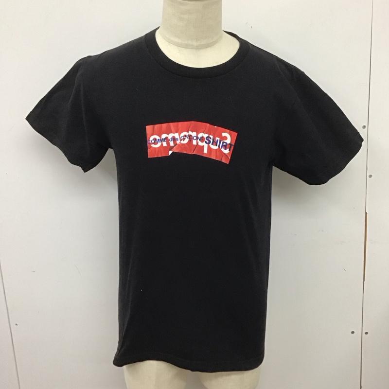 シュプリーム Supreme Tシャツ 半袖 17SS BoxLogoTee COMMEdesGARCONS プリントTシャツ S プリント 黒 / ブラック /  メンズ USED 古着 中古 10126237