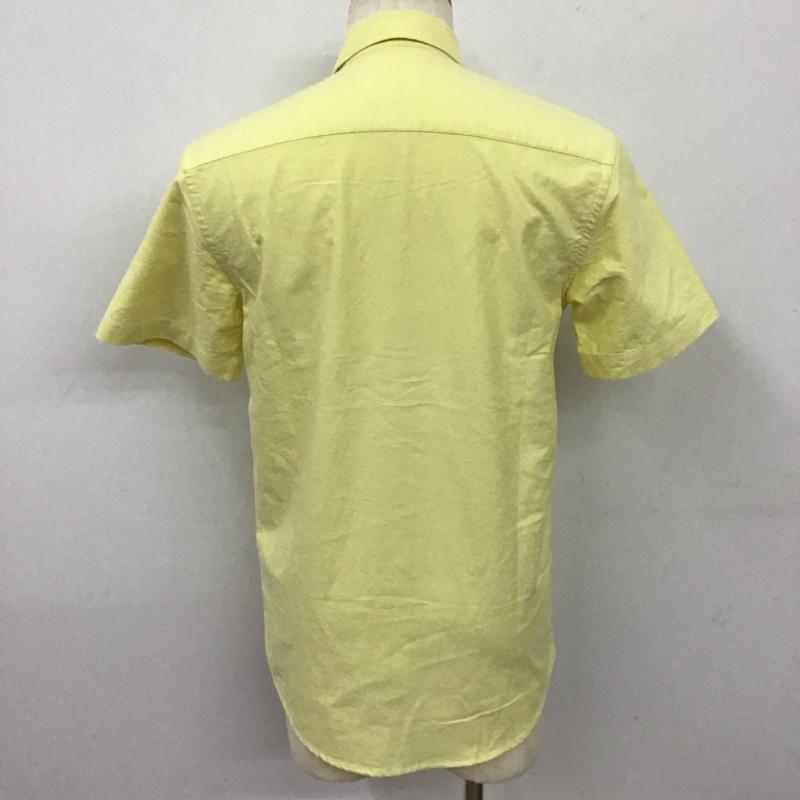 サタデーズサーフニューヨークシティー SATURDAYS SURF NYC シャツ、ブラウス 半袖 ボタンダウン コットン S 無地 黄 / イエロー /  メンズ USED 古着 中古 10113082