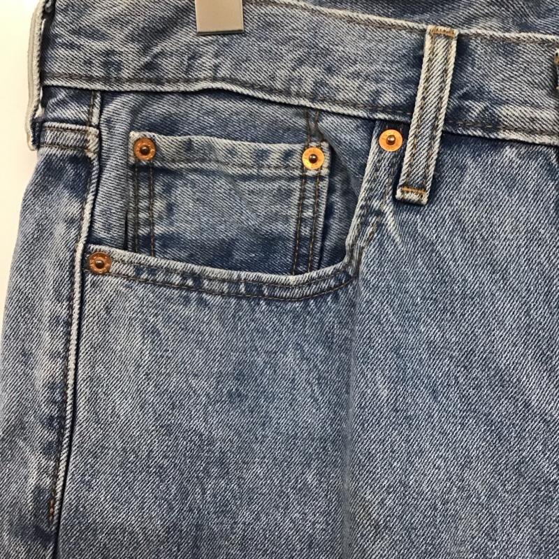 リーバイス Levi s パンツ デニム、ジーンズ 00550-4834 W32 L30 500 リラックスフィット 43インチ 無地 青 / ブルー /  メンズ USED 古着 中古 10139507