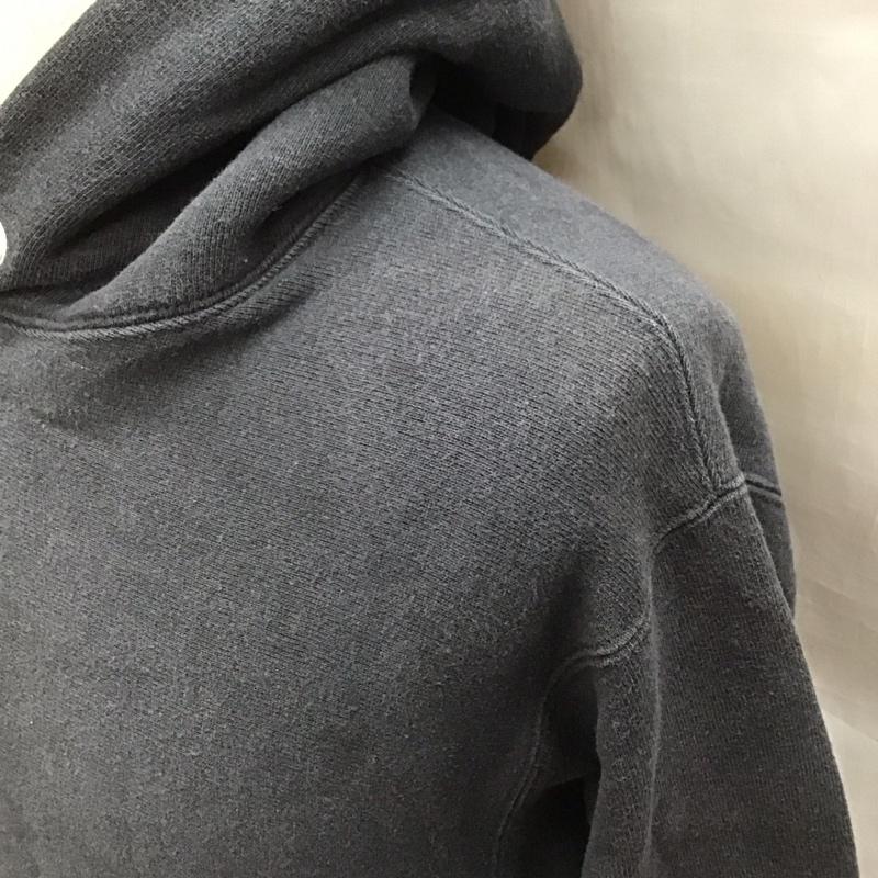 チャンピオン Champion パーカー 長袖 フーディー M 無地 黒 / ブラック /  メンズ USED 古着 中古 10123395
