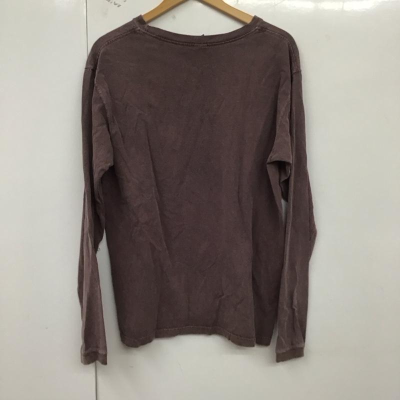 グッドオン Good On カットソー 長袖 長袖カットソー 無地カットソー クルーネック L 無地 紫 / パープル /  メンズ USED 古着 中古 10129048
