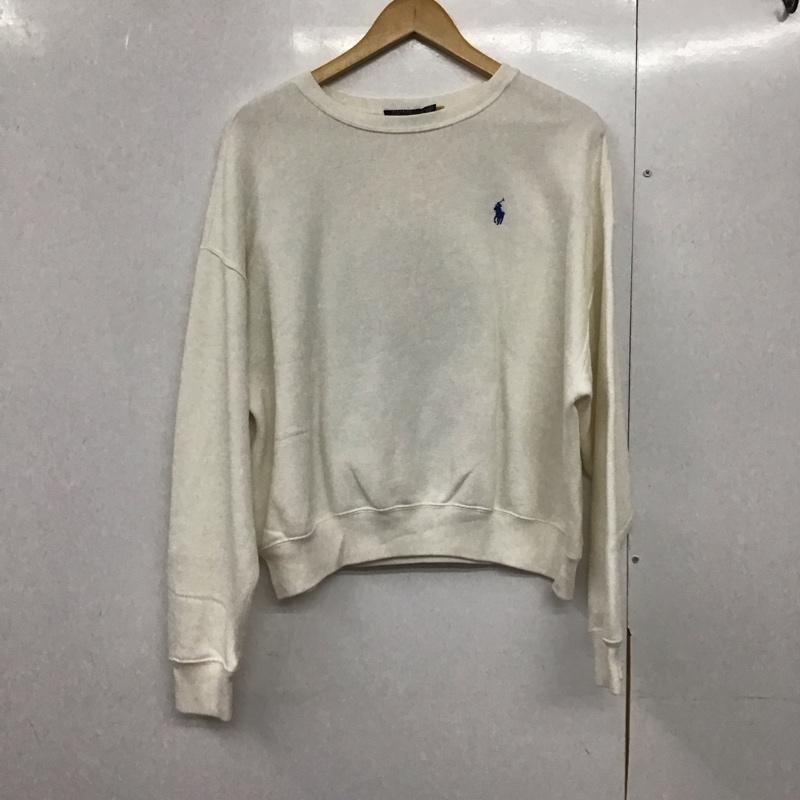 ポロラルフローレン POLO RALPH LAUREN トレーナー 長袖 S 無地 白 / ホワイト /  レディース USED 古着 中古 10143511