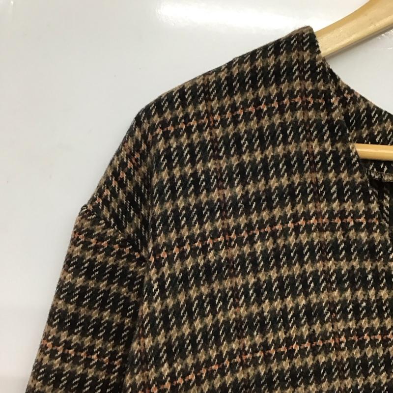 カスタネ Kastane カットソー 長袖 長袖カットソー Vネックカットソー FREE チェック マルチカラー / マルチカラー /  レディース USED 古着 中古 10145098