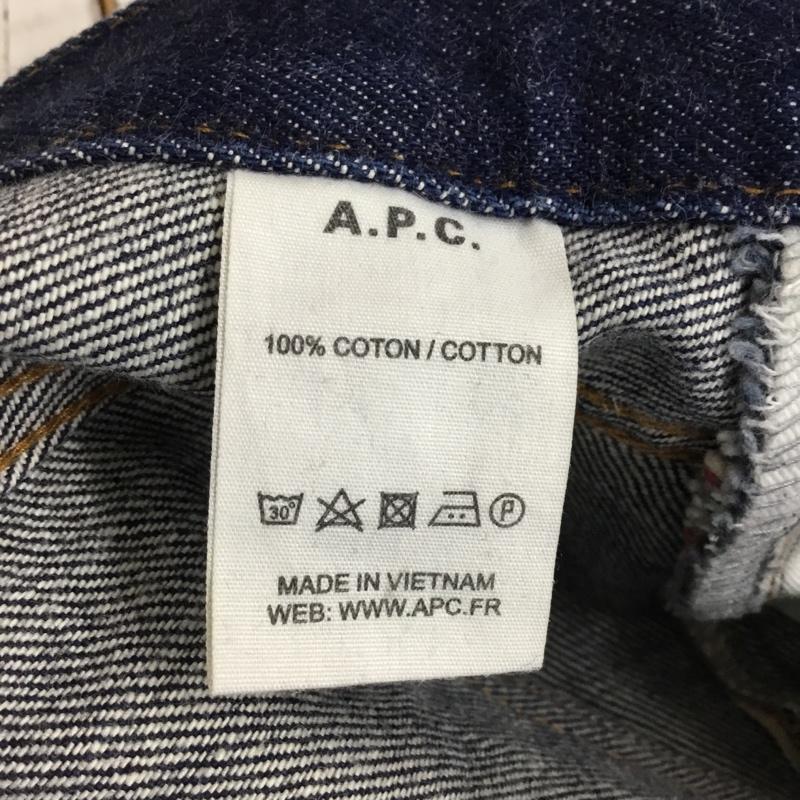 アーペーセー A.P.C. パンツ デニム、ジーンズ デニムパンツ スリムパンツ ストレートジーンズ 31インチ 無地 インディゴ / インディゴ /  メンズ USED 古着 中古 10110005