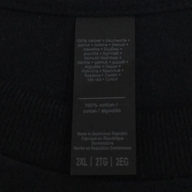 ユーズドクロージング used clothes Tシャツ 半袖 DIE WITH A SMILE Lady gaga Bruno mars XXL プリント 黒 / ブラック /  メンズ USED 古着 中古 10127274