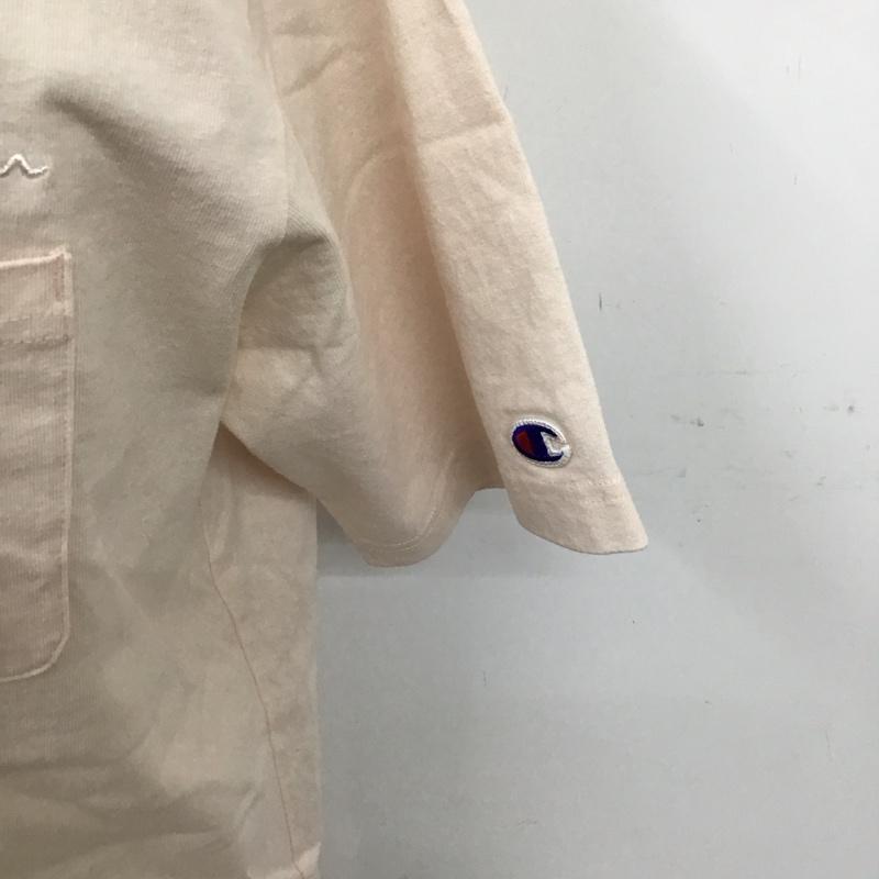 チャンピオン Campion Tシャツ 半袖 XL 無地 桃 / ピンク /  メンズ USED 古着 中古 10128326