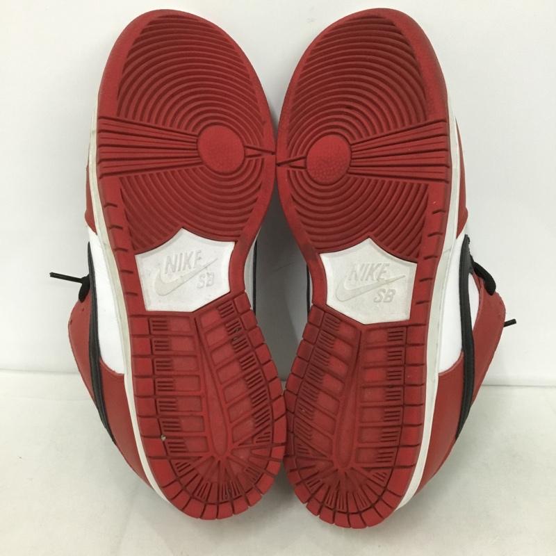 ナイキ NIKE スニーカー スニーカー BQ6817-600 SB DUNK LOW PRO 27cm 箱有 27.0cm ロゴ、文字 白 / ホワイト / X 黒 / ブラック / X 赤 / レッド /  メンズ USED 古着 中古 10132963