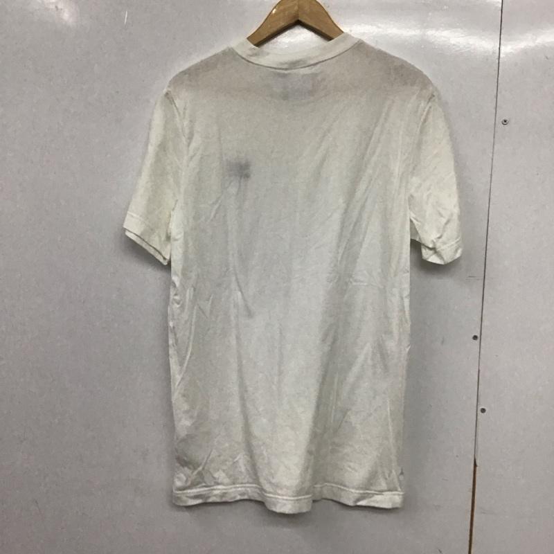 アディダス adidas Tシャツ 半袖 fm9966 半袖カットソー プリントTシャツ クルーネックカットソー 0 ロゴ、文字 白 / ホワイト /  メンズ USED 古着 中古 10150346