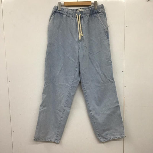 ザラ ZARA パンツ デニム、ジーンズ デニムパンツ ワイドパンツ カジュアルパンツ L 無地 インディゴ / インディゴ /  メンズ USED 古着 中古 10138603