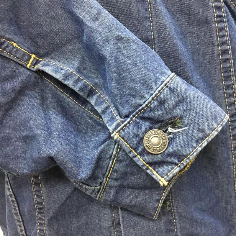 リーバイストラウスアンドコー Levi Strauss & co. シャツ、ブラウス 長袖 長袖シャツ カラーシャツ デニムシャツ 94年 日本製 シャンブレ 40 無地 インディゴ / インディゴ /  メンズ USED 古着 中古 10122312