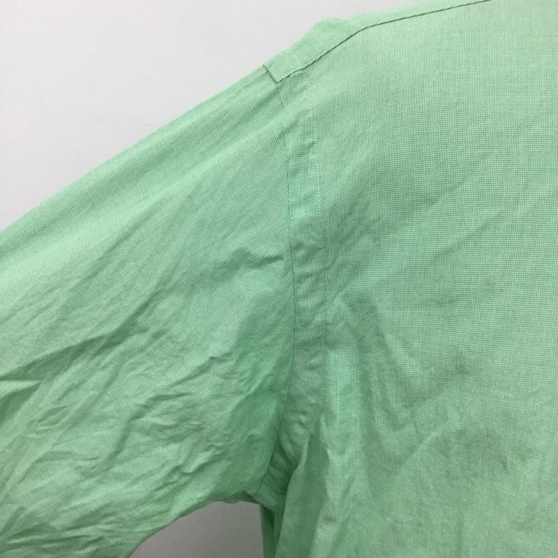 ラルフローレン RALPHLAUREN シャツ、ブラウス 長袖 長袖シャツ カジュアルシャツ カラーシャツ ボタンダウンシャツ ロゴ、文字 緑 / グリーン /  メンズ USED 古着 中古 10111649