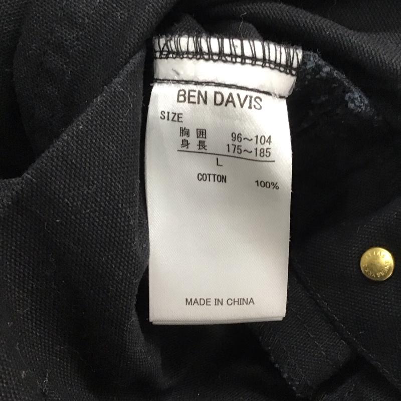 ベンデイビス BEN DAVIS サロペット・オーバーオール サロペット、オーバーオール L 無地 黒 / ブラック /  メンズ USED 古着 中古 10134441