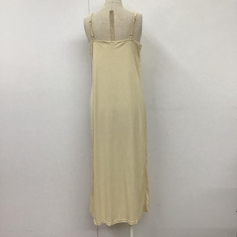 アパートバイローリーズ apart by lowrys ワンピース ロングスカート AP271052YG Vネック FREE 無地 黄 / イエロー /  レディース USED 古着 中古 10108616