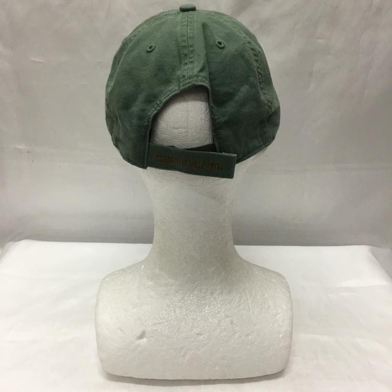 カーハート Carhartt 帽子 キャップ 100289 311 ODESSA Cap ロゴ、文字 緑 / グリーン /  メンズ USED 古着 中古 10110148