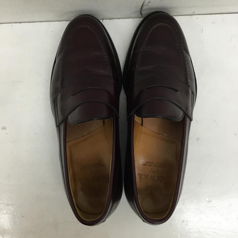 バーウィック BERWICK ローファー ローファー 9628 コインローファー US：7 無地 茶 / ブラウン /  メンズ USED 古着 中古 10141428