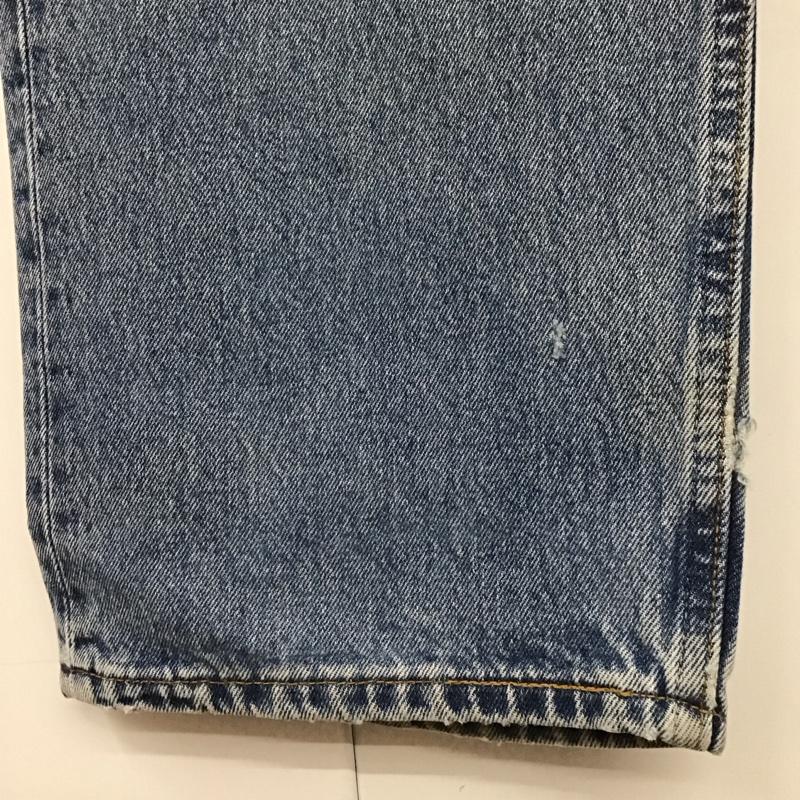 リーバイストラウスアンドコー Levi Strauss & co. パンツ デニム、ジーンズ 905 USA製 リメイク デニムパンツ ワイドパンツ ストレートパンツ 42 プリント インディゴ / インディゴ /  メンズ USED 古着 中古 10110340