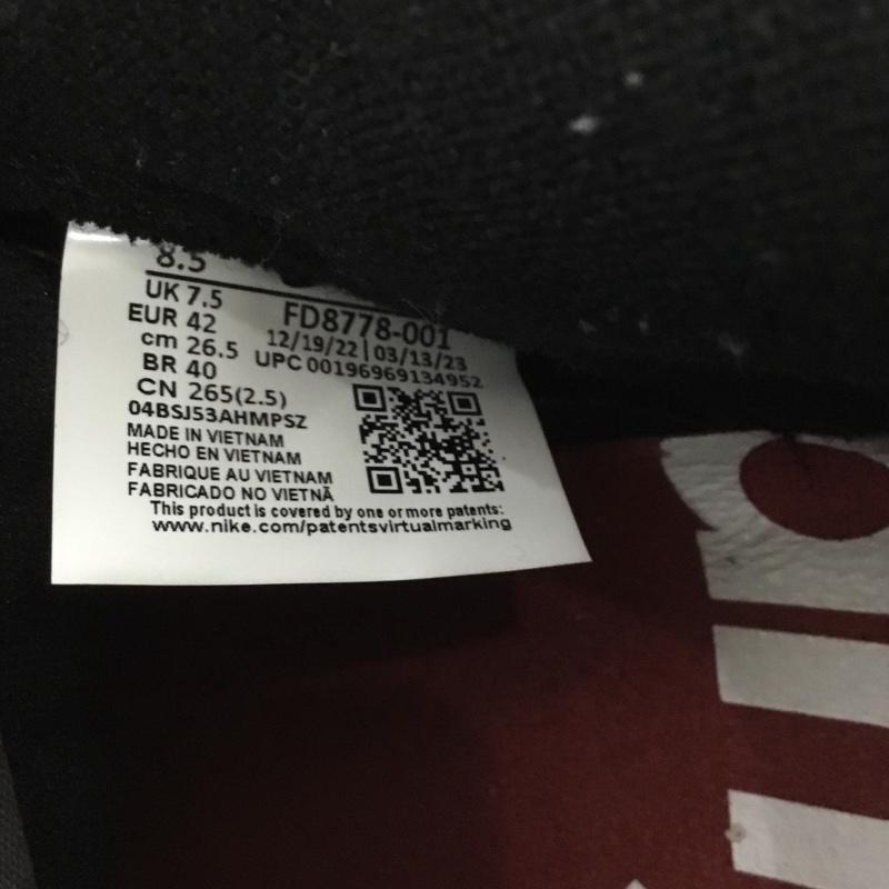シュプリーム Supreme スニーカー スニーカー FD8778-001 SB DUNK LOW OG QS NIKE 26.5cm 26.5cm ロゴ、文字 マルチカラー / マルチカラー /  メンズ USED 古着 中古 10128971