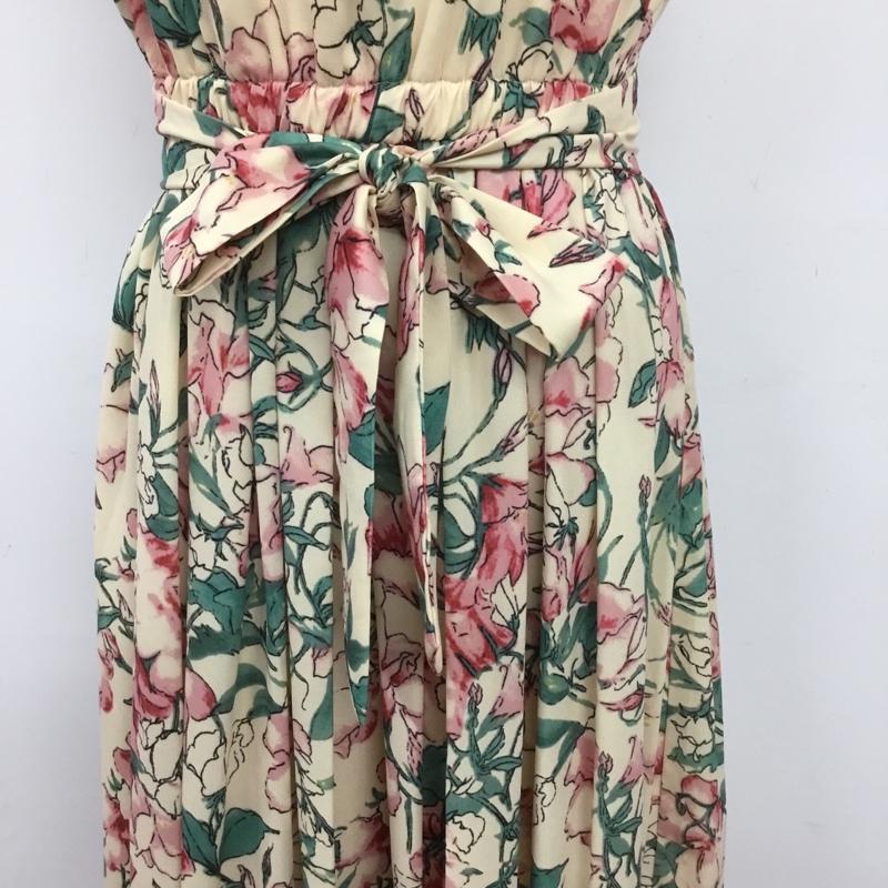 デュラス DURAS ワンピース ロングスカート ノースリーブロングワンピース フレアスカート FREE プリント マルチカラー / マルチカラー /  レディース USED 古着 中古 10143602