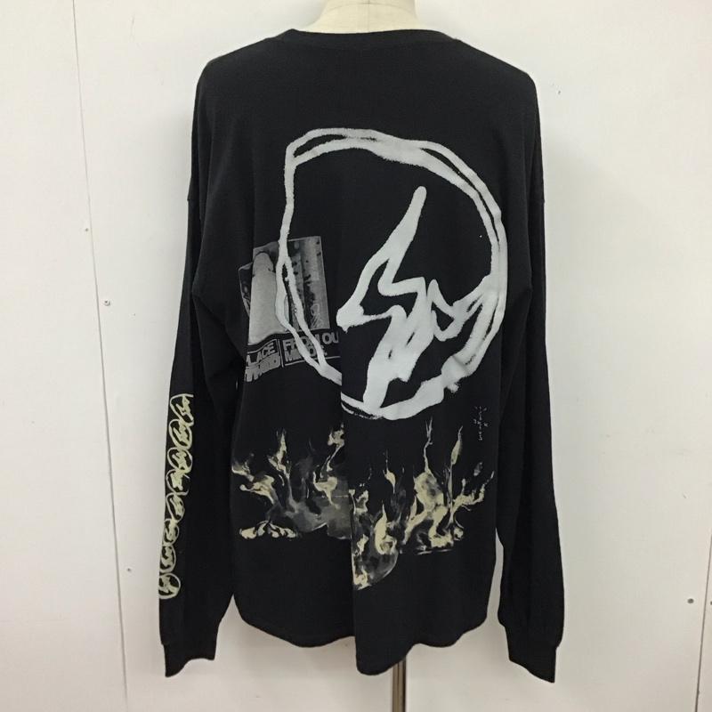 カクタスジャック Cactus Jack Tシャツ 長袖 ロン XL プリント 黒 / ブラック /  メンズ USED 古着 中古 10124962