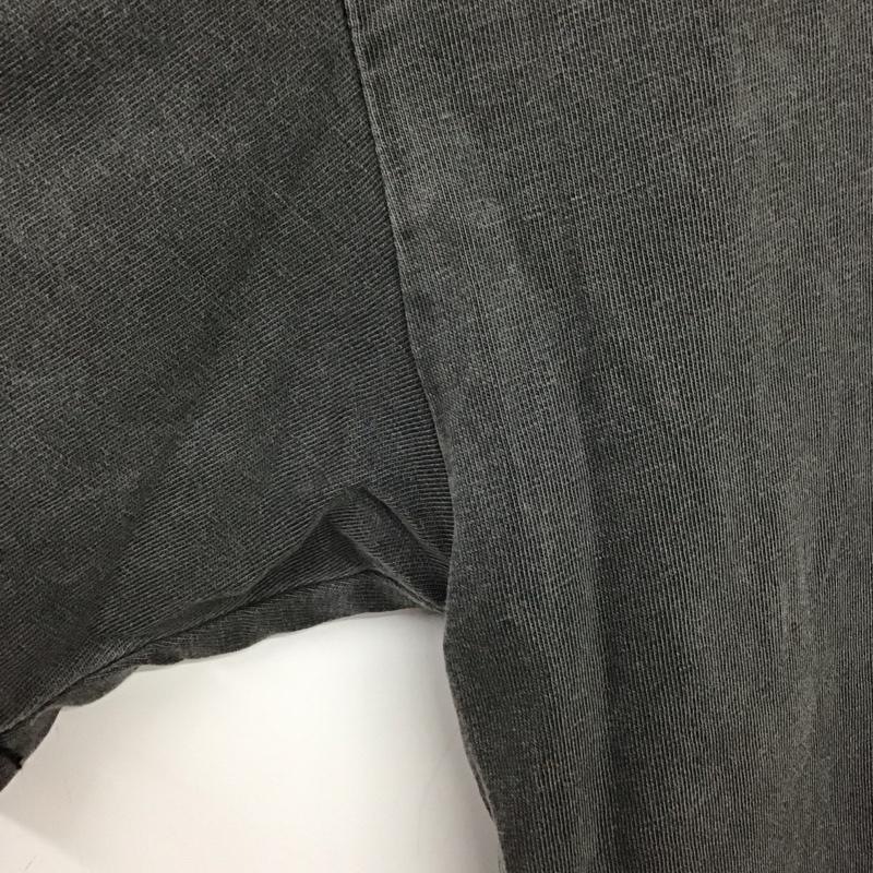 ニコアンド niko and... Tシャツ 半袖 L ロゴ、文字 X プリント チャコールグレー / チャコールグレー /  レディース USED 古着 中古 10137175