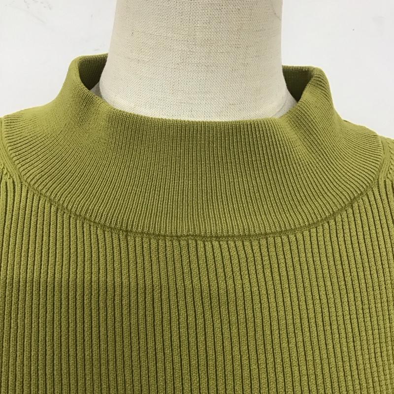 エムアンダーバー M_ ワンピース ロングスカート 010EA370-5520 RIB KNIT DRESS エムアンダーバー リブ 2 無地 緑 / グリーン /  レディース USED 古着 中古 10108233