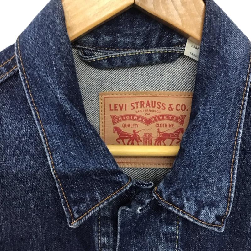 リーバイストラウスアンドコー Levi Strauss & co. ジャケット、上着 ジャケット、ブレザー デニムジャケット Gジャン アウター カジュアルジャケット M 無地 インディゴ / インディゴ /  メンズ USED 古着 中古 10140513