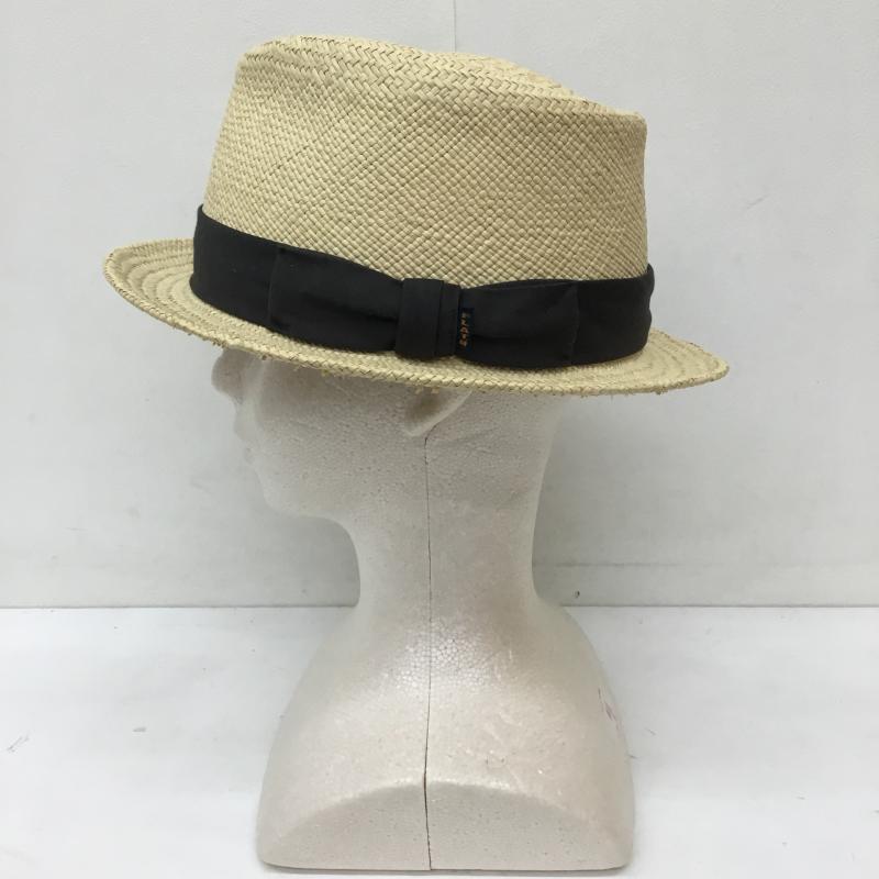 フラットヘッド The Flat Head 帽子 ハット ストローハット FREE 無地 ベージュ / ベージュ /  メンズ USED 古着 中古 10134019