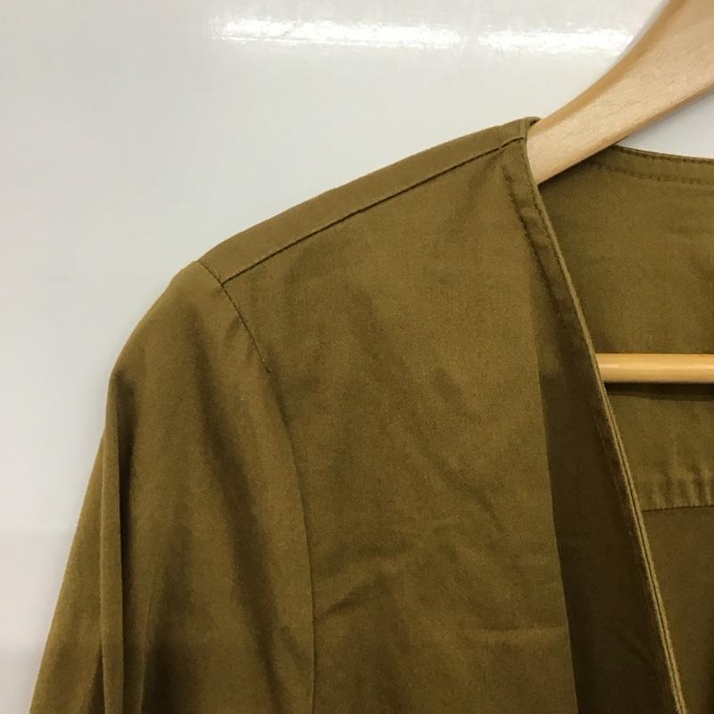 スライ SLY シャツ、ブラウス 長袖 030csk30-2550 WAISTTUCKV 長袖シャツ FREE 無地 キャメル / キャメル /  レディース USED 古着 中古 10144210