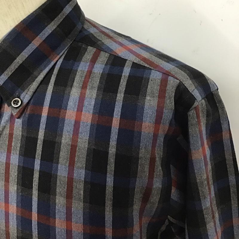 サイベーシックス SCYE BASICS シャツ、ブラウス 長袖 5114-33514 チェックオックス起毛BD長袖シャツ チェックシャツ ボタンダウンシャツ 40 チェック マルチカラー / マルチカラー /  メンズ USED 古着 中古 10111640