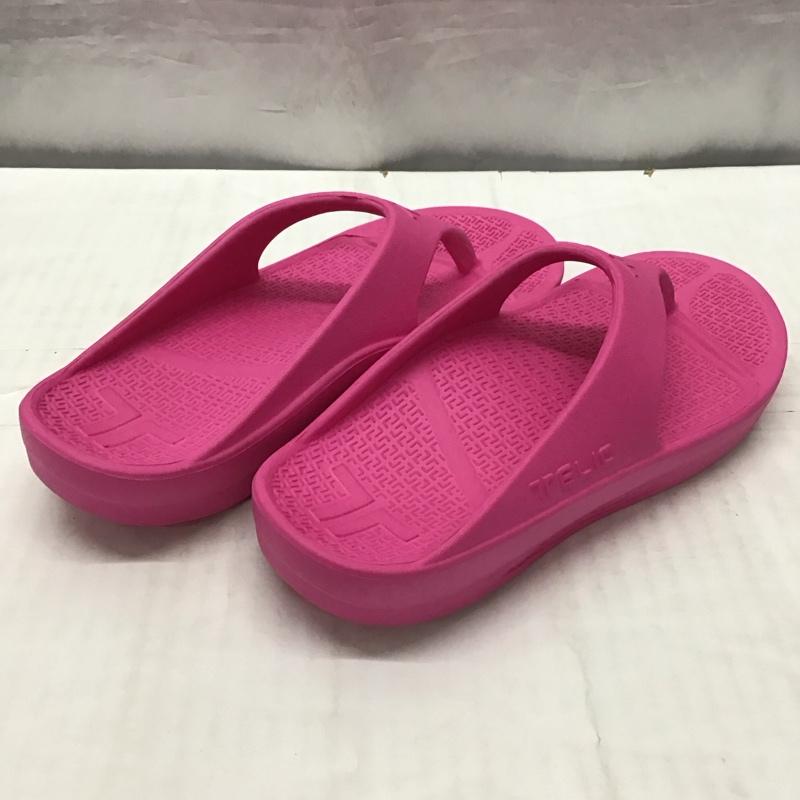 テリック TELIC サンダル サンダル 23～23.5cm TELIC FLIP FLOP リカバリーサンダル S 無地 桃 / ピンク /  レディース USED 古着 中古 10120435