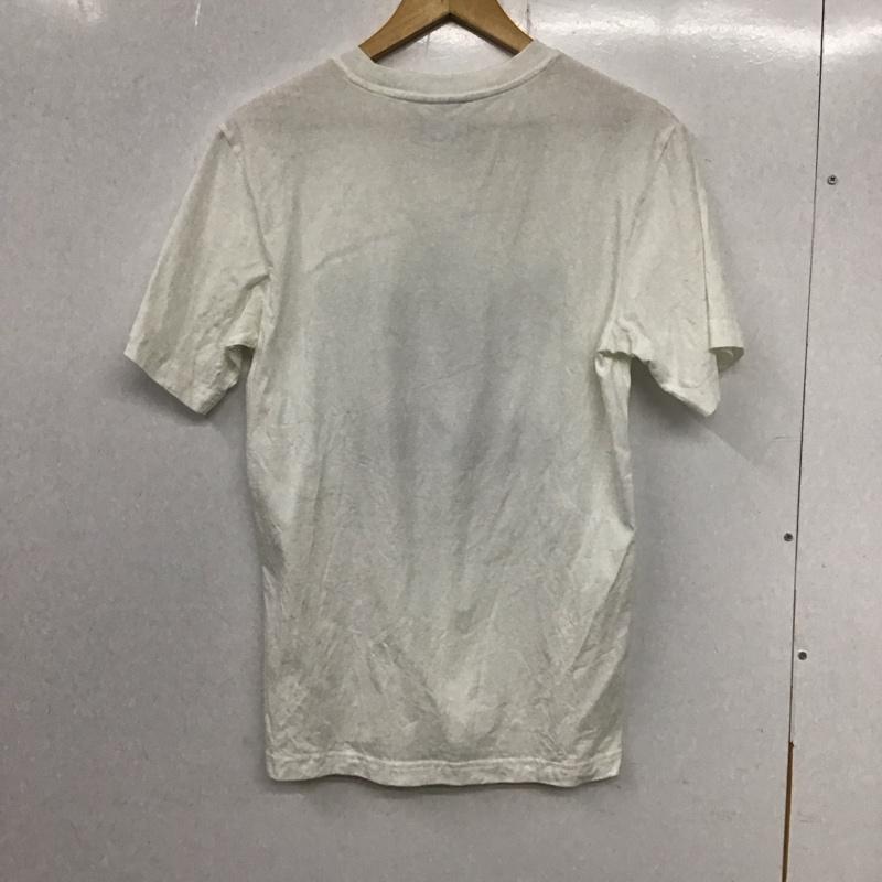 アディダス adidas Tシャツ 半袖 半袖カットソー プリントTシャツ クルーネックカットソー プリント 白 / ホワイト /  メンズ USED 古着 中古 10133704