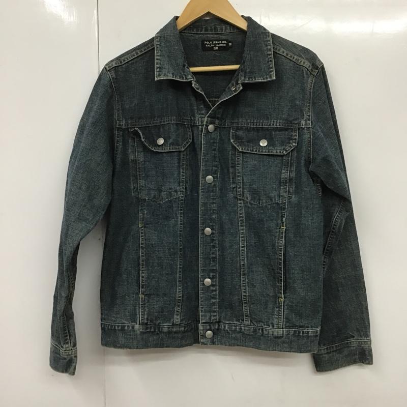 ポロジーンズ Polo Jeans Co. ジャケット、上着 ジャケット、ブレザー Gジャン デニムジャケット アウター カジュアルジャケット 160cm 無地 インディゴ / インディゴ /  ガールズ USED 古着 中古 10105633