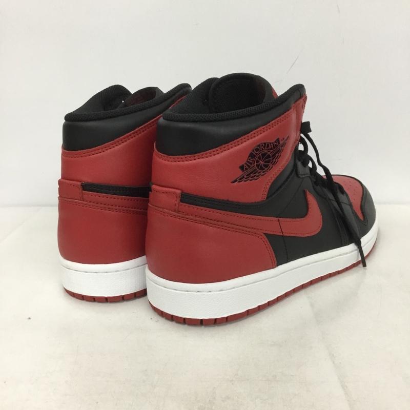ナイキ NIKE スニーカー スニーカー 555088-023 AIR JORDAN 1 RETRO HIGH OG 28.5cm 箱有 28.5cm ロゴ、文字 黒 / ブラック / X 赤 / レッド /  メンズ USED 古着 中古 10140398