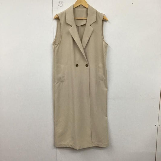 イング INGNI ベスト ベスト M 無地 ベージュ / ベージュ /  レディース USED 古着 中古 10128911