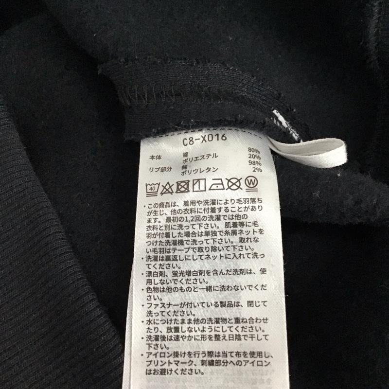 ダブルタップス W)TAPS トレーナー 長袖 c8-x016 WTAPS×Champion クルーネックスウェットシャツ M ロゴ、文字 黒 / ブラック /  メンズ USED 古着 中古 10120529