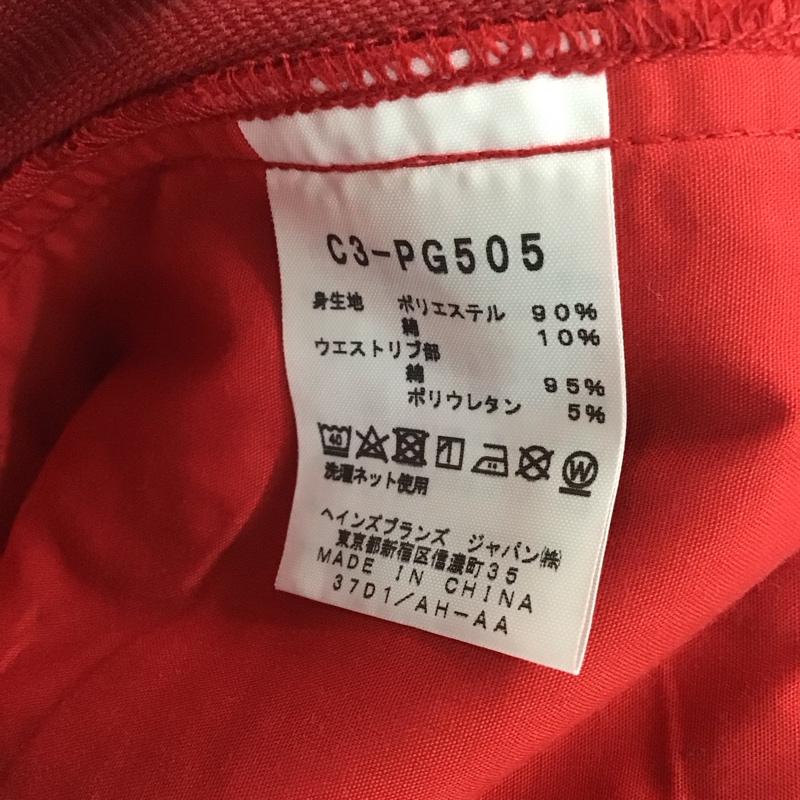 チャンピオン Champion パンツ ショートパンツ C3-PG505 GOLF ハーフパンツ タグ付き XL ロゴ、文字 赤 / レッド /  メンズ USED 古着 中古 10115079