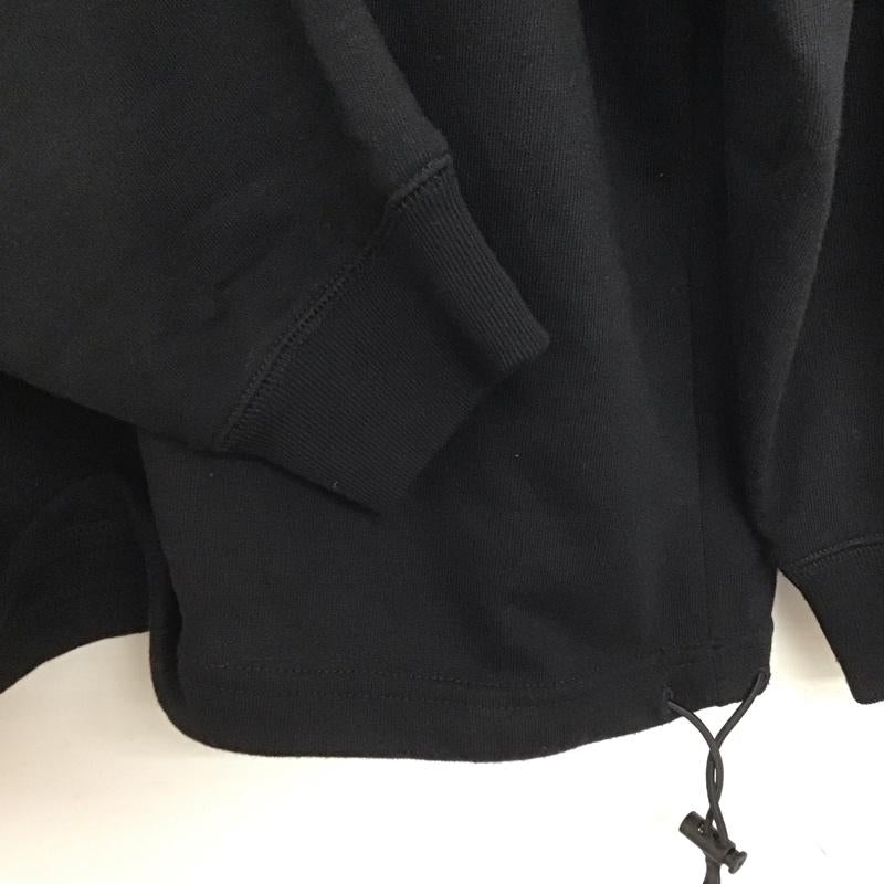 ヘルスニット Healthknit カットソー 長袖 長袖カットソー ヘンリーネックカットソー L 無地 黒 / ブラック /  メンズ USED 古着 中古 10146709